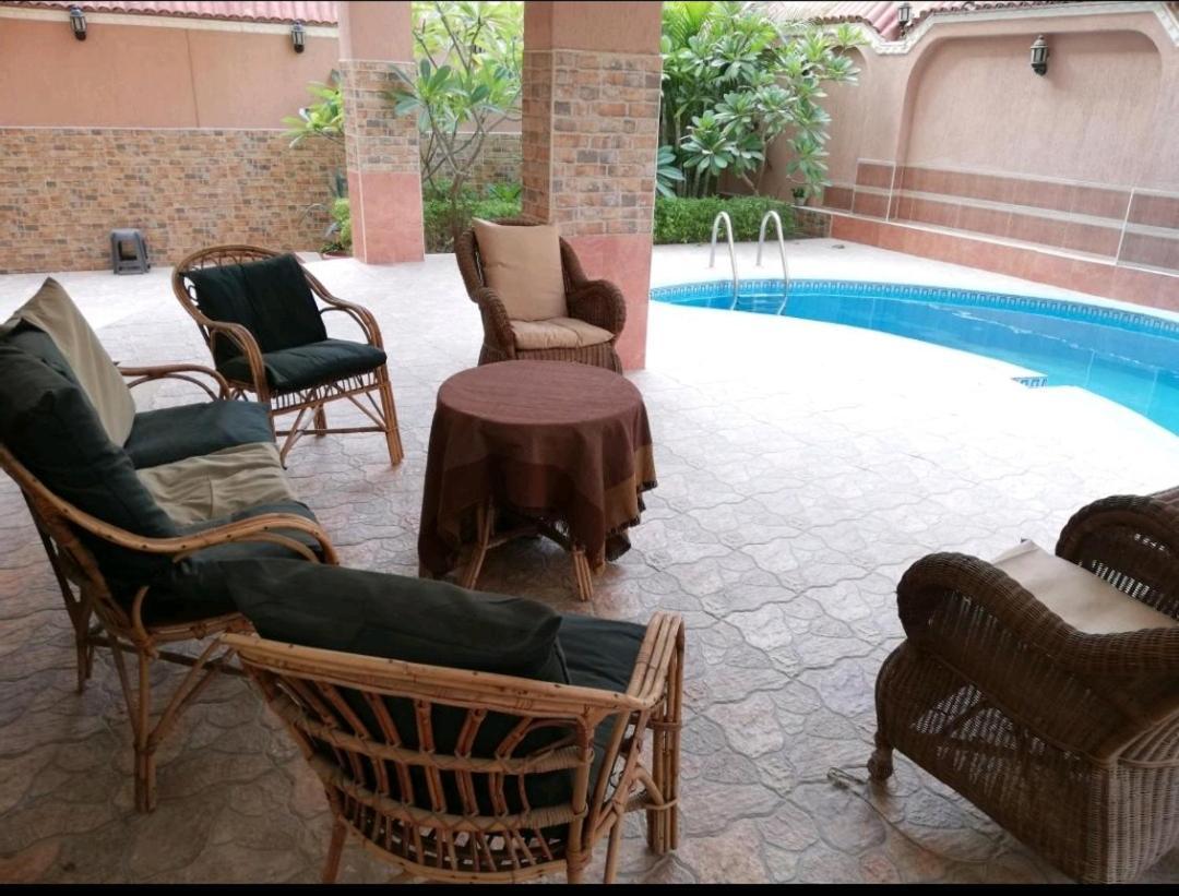 Hidden Gem With Pool Access In New Cairoアパートメント エクステリア 写真